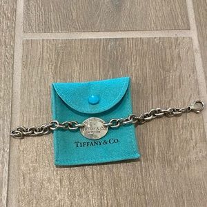 Tiffany & Co. Oval Tag Bracelet